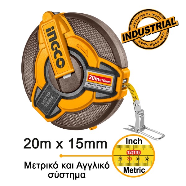 Μετροταινία 20m x 15mm ΕΡΓΑΛΕΙΑ Μετροταινία 20m x 15mm ΕΡΓΑΛΕΙΑ