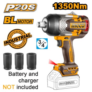 Κρουστικό Μπουλονόκλειδο Μπαταρίας 20V Li-Ion SOLO 1350-1900Nm ΕΡΓΑΛΕΙΑ
