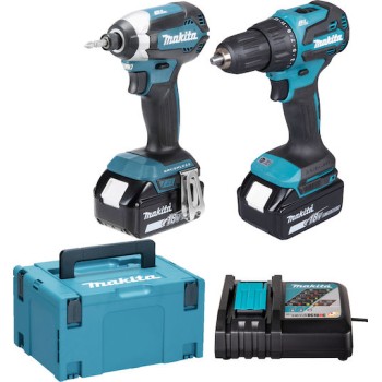 M.DLX25371TJ PROMO KIT DHP490+ DTD153+ DRC18RC+ BL1850B*2pc+ TOOLBOX DLX2537TJ ΕΡΓΑΛΕΙΑ M.DLX25371TJ PROMO KIT DHP490+ DTD153+ DRC18RC+ BL1850B*2pc+ TOOLBOX DLX2537TJ ΕΡΓΑΛΕΙΑ