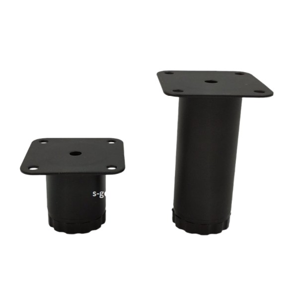 ΠΟΔΙ ΣΤΡΟΓΓΥΛΟ Φ42*80mm ΤΕΤΡΑΓΩΝΗ ΒΑΣΗ BLACK ΣΙΔΗΡΙΚΑ ΠΟΔΙ ΣΤΡΟΓΓΥΛΟ Φ42*80mm ΤΕΤΡΑΓΩΝΗ ΒΑΣΗ BLACK ΣΙΔΗΡΙΚΑ