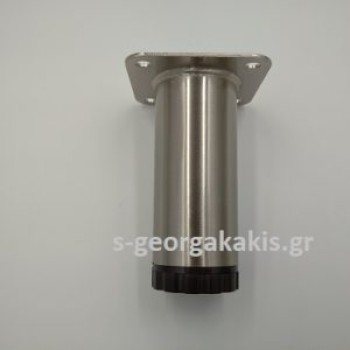 ΠΟΔΙ ΣΤΡΟΓΓΥΛΟ Φ42*80mm ΤΕΤΡΑΓΩΝΗ ΒΑΣΗ BSN ΑΣΗΜΙ ΠΟΔΙ ΣΤΡΟΓΓΥΛΟ Φ42*80mm ΤΕΤΡΑΓΩΝΗ ΒΑΣΗ BSN ΑΣΗΜΙ ΣΙΔΗΡΙΚΑ