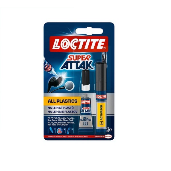 LOCTITE SUPER ATTACK ALL PLASTICS ACTIVATO 2gr+4ml ΣΙΔΗΡΙΚΑ LOCTITE SUPER ATTACK ALL PLASTICS ACTIVATO 2gr+4ml ΣΙΔΗΡΙΚΑ