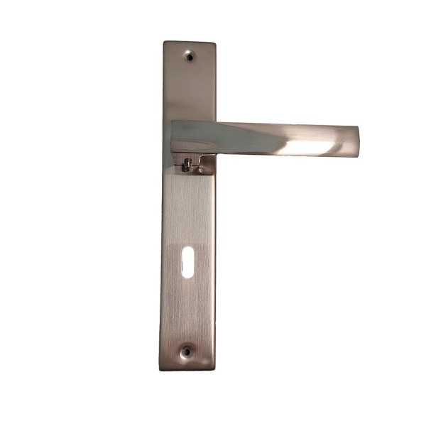 ΧΕΡΟΥΛΙ STILE ΠΛΑΚΑ NICKEL SATIN MATTE 75mm ORAMIS BOX ΣΙΔΗΡΙΚΑ
