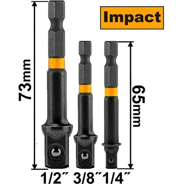 ΑΝΤΑΠΤΟΡΕΣ ΓΙΑ ΚΑΡΥΔΑΚΙΑ ΣΕΤ 3 ΤΕΜ ΕΡΓΑΛΕΙΑ