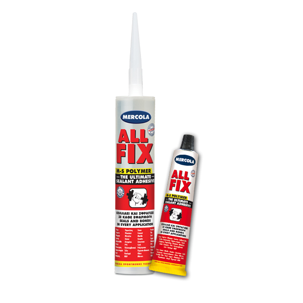 ALL FIX ΛΕΥΚΟ ΠΟΛΥΜΕΡΙΚΗ ΣΥΓΚΟΛΛΗΤΙΚΗ ΜΑΣΤΙΧΗ 290ml ΣΙΔΗΡΙΚΑ ALL FIX ΛΕΥΚΟ ΠΟΛΥΜΕΡΙΚΗ ΣΥΓΚΟΛΛΗΤΙΚΗ ΜΑΣΤΙΧΗ 290ml ΣΙΔΗΡΙΚΑ
