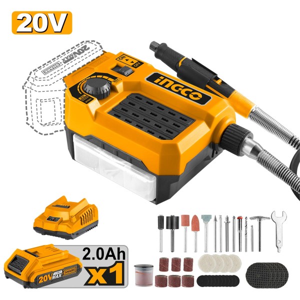 ΔΡΑΠΑΝΑΚΙ MINI ΜΟΝΤΕΛΙΣΜΟΥ 20V+1 2.0Ah+ΦΟΡΤΙΣ ΕΡΓΑΛΕΙΑ