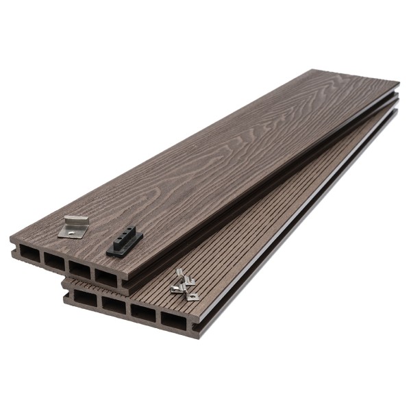 WPC DECK ΔΑΠΕΔΟΥ ΝΕΑΣ ΓΕΝΙΑΣ 25/146mm D.BROWN ΠΑΤΩΜΑΤΑ