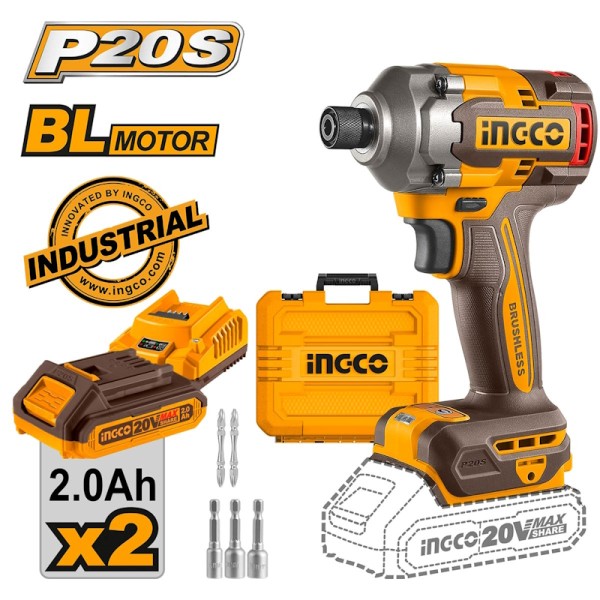 ΣΕΤ Εργαλεία Compact Μπαταρίας ΔΡΑΠΑΝΟ 66Nm + ΠΑΛΜΙΚΟ ΚΑΤΣΑΒΙΔΙ 285Νm 20V Li-Ion Σετ 2 τεμ. ΕΡΓΑΛΕΙΑ