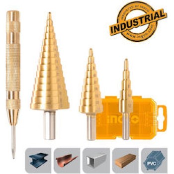 ΤΡΥΠΑΝΙΑ ΚΩΝΙΚΑ ΣΕΤ 6 ΤΕΜ ΕΡΓΑΛΕΙΑ