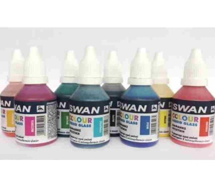 SWAN COLOUR LIQUID GLASS 30ml ΜΑΥΡΟ SWAN COLOUR LIQUID GLASS 30ml ΜΑΥΡΟ