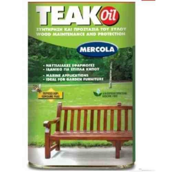 TEAK OIL 2,5Lt ΒΕΡΝΙΚΙΑ-ΧΡΩΜΑΤΑ