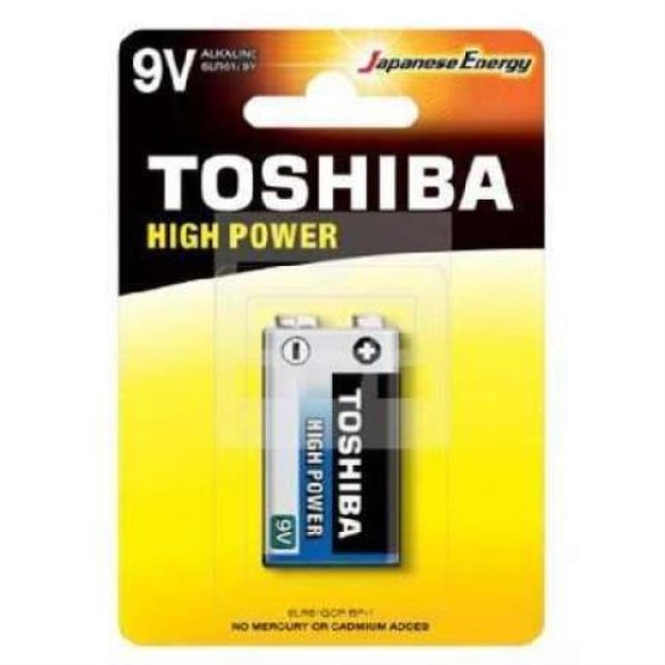 ΜΠΑΤΑΡΙΕΣ ΑΛΚΑΛ. 9V HIGHPOWER TOSHIBA 6LR61GCP BP-1 BLISTER ΕΡΓΑΛΕΙΑ