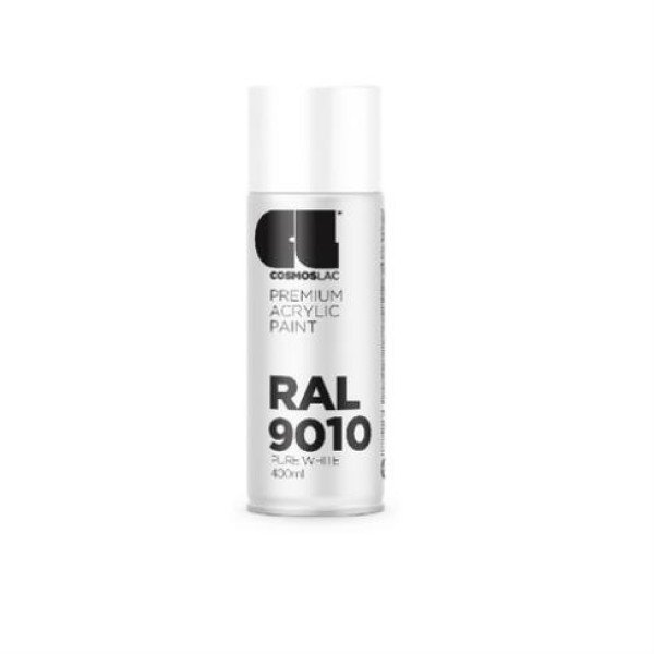 SPRAY COSMOS RAL 9010 GLOSS WHITE N300 400ml ΕΡΓΑΛΕΙΑ