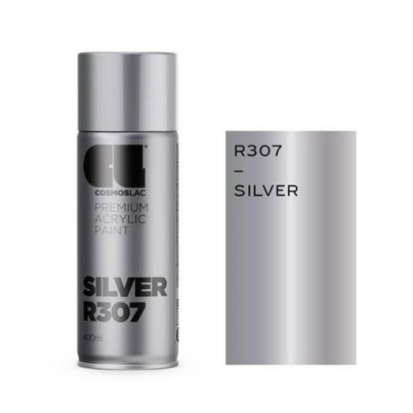 SPRAY COSMOS R307 BRIGHT SILVER 400ml ΕΡΓΑΛΕΙΑ