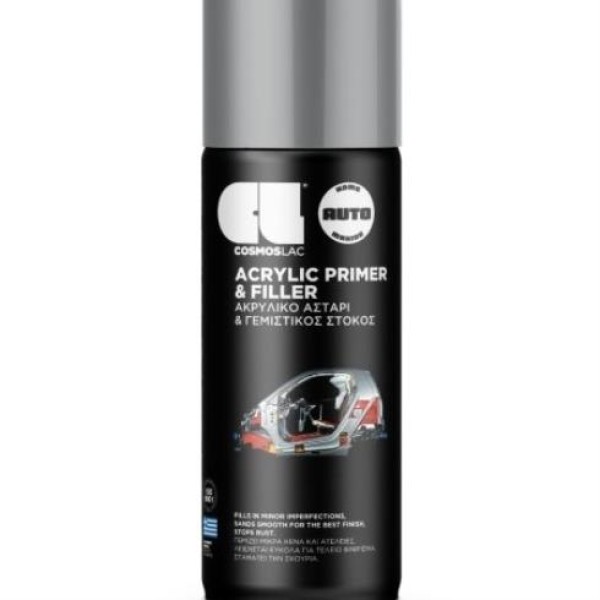 SPRAY N342 ACRYLIC PRIMER- FILLER GREY 400ml ΕΡΓΑΛΕΙΑ SPRAY N342 ACRYLIC PRIMER- FILLER GREY 400ml ΕΡΓΑΛΕΙΑ