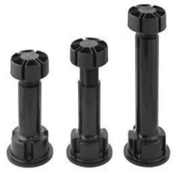 ΠΟΔΙ ΠΛΑΣΤΙΚΟ  ΜΑΥΡΟ 10cm ΦΑΡΔΥ ΣΠΕΙΡ. ΣΙΔΗΡΙΚΑ