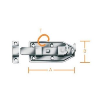 ΣΥΡΤΗΣ ΛΟΥΚΕΤΟΥ ΠΟΡΤΑΣ 100Χ50ΜΜ, ΓΛΒ ΣΙΔΗΡΙΚΑ