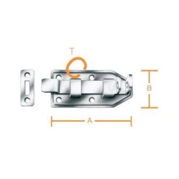 ΣΥΡΤΗΣ ΛΟΥΚΕΤΟΥ ΠΟΡΤΑΣ 100Χ50ΜΜ ,ΓΛΒ ΣΙΔΗΡΙΚΑ