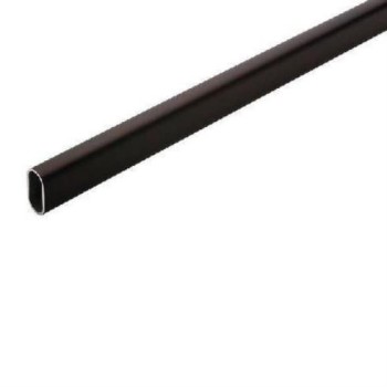 ΣΩΛΗΝΑ ΟΒΑΛ ΜΑΥΡΗ 30*15*2900ΜΜ ΣΙΔΗΡΙΚΑ