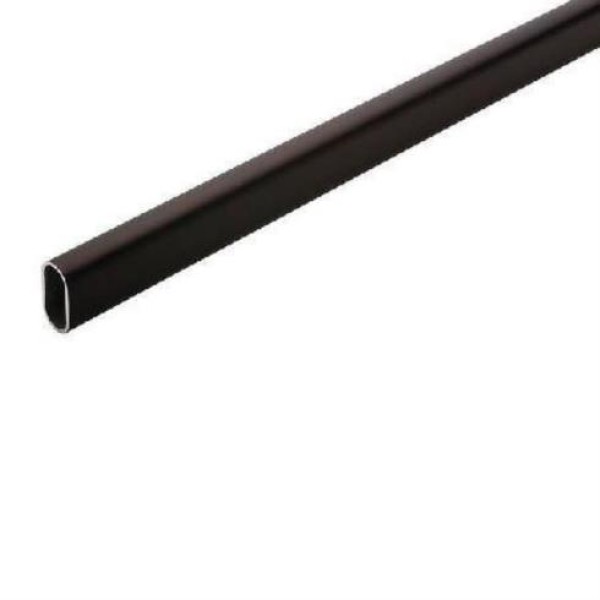 ΣΩΛΗΝΑ ΟΒΑΛ ΜΑΥΡΗ 30*15*2900ΜΜ ΣΙΔΗΡΙΚΑ