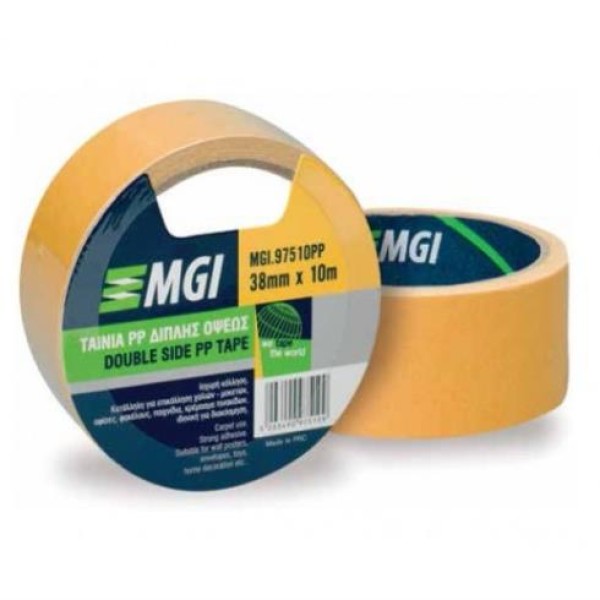 ΤΑΙΝΙΕΣ ΔΙΠΛΗΣ ΟΨΕΩΣ MGI 38mm X 10m 97510PP ΣΙΔΗΡΙΚΑ